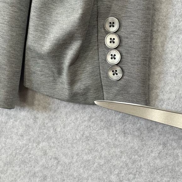 Lauren Ralph Lauren Blazer Men's 42S Gray Cotton Nylon Spandex 2 Button‎ *Flaw - Picture 10 of 13